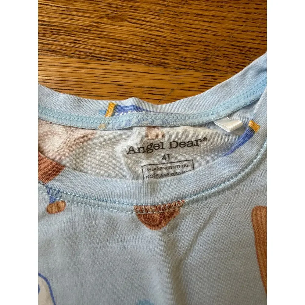 Angel Dear Boys' Baseball Print Pajamas Size 4